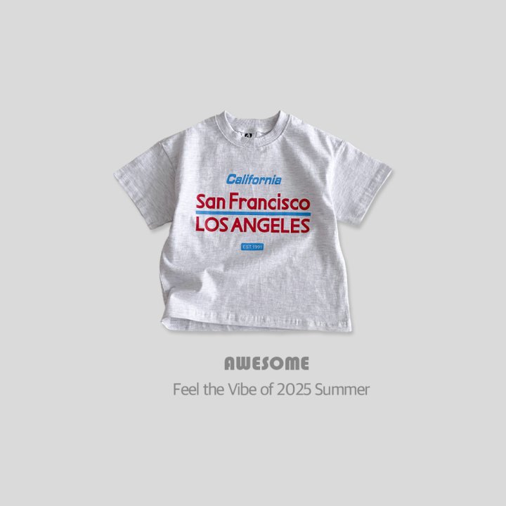 Awesome Bebe - Korean Children Fashion - #magicofchildhood - California Short Sleeve Tee - 4