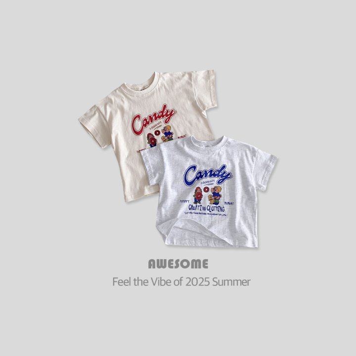 Awesome Bebe - Korean Children Fashion - #minifashionista - Candy Short Sleeve Tee