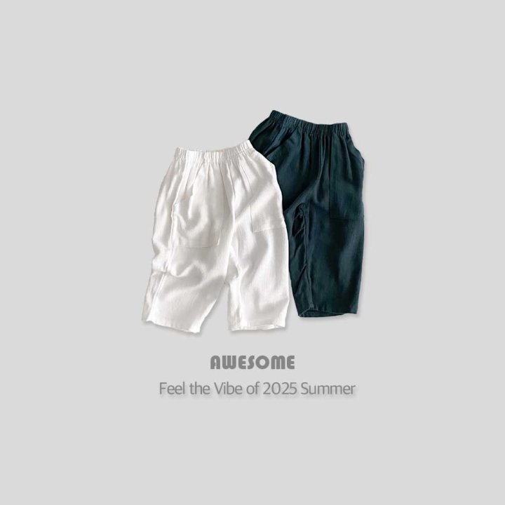 Awesome Bebe - Korean Children Fashion - #toddlerclothing - Linen Pants - 4