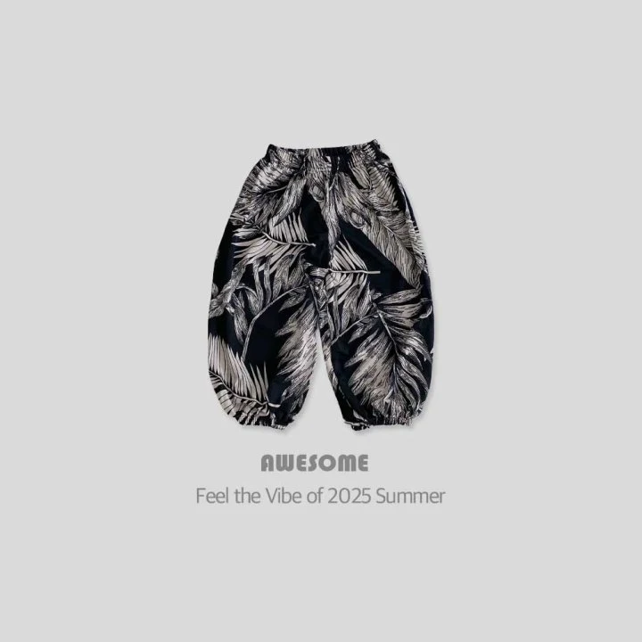 Awesome Bebe - Korean Children Fashion - #toddlerclothing - Palm Tree Pants