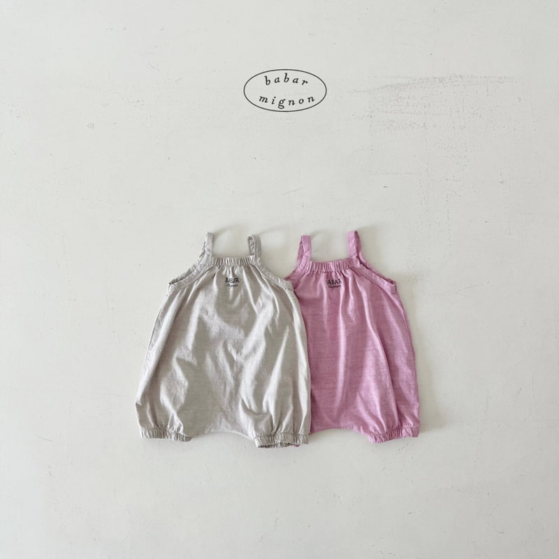 Babar Mignon - Korean Baby Fashion - #babyboutique - All-in-one Suit