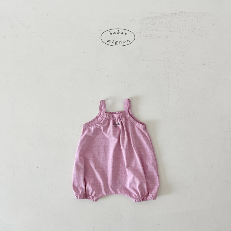 Babar Mignon - Korean Baby Fashion - #babyfever - All-in-one Suit - 5