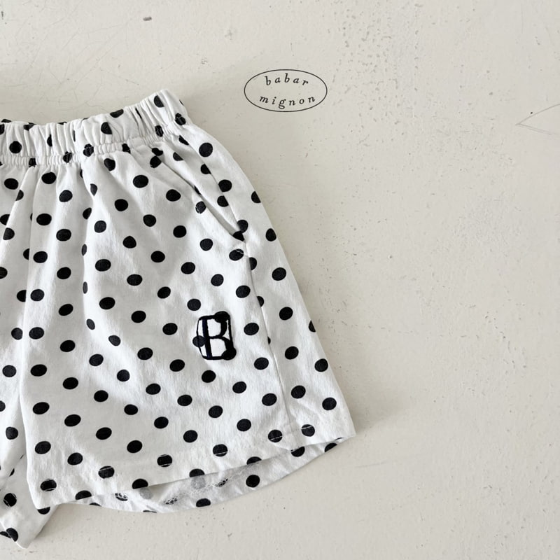 Babar Mignon - Korean Children Fashion - #childrensboutique - Polka Dot Shorts - 11