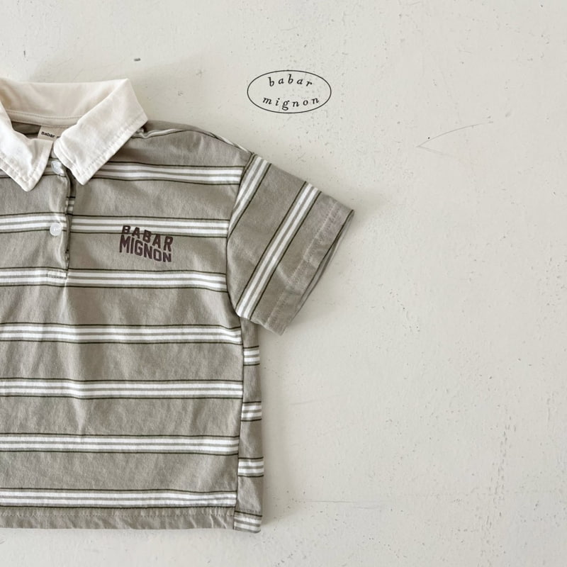 Babar Mignon - Korean Children Fashion - #childrensboutique - Multi Collar Tee - 11
