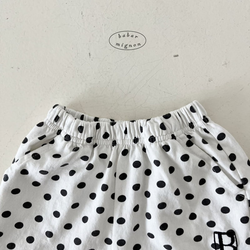 Babar Mignon - Korean Children Fashion - #designkidswear - Polka Dot Shorts - 12