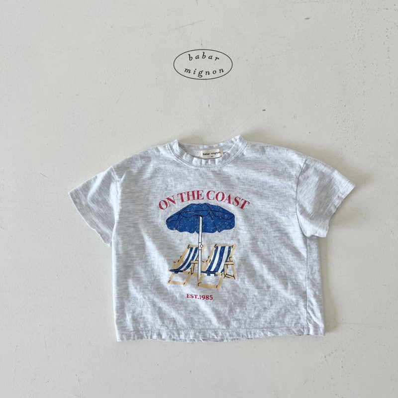 Babar Mignon - Korean Children Fashion - #fashionkids - Sunny Short Sleeve Tee - 6