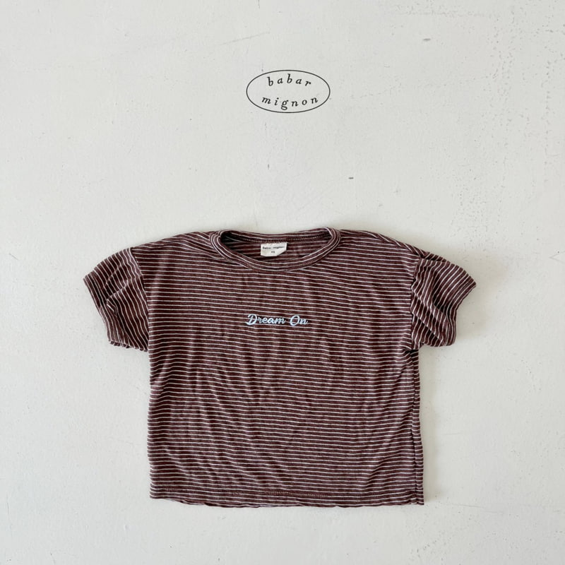 Babar Mignon - Korean Children Fashion - #discoveringself - Dream Striped Tee - 4