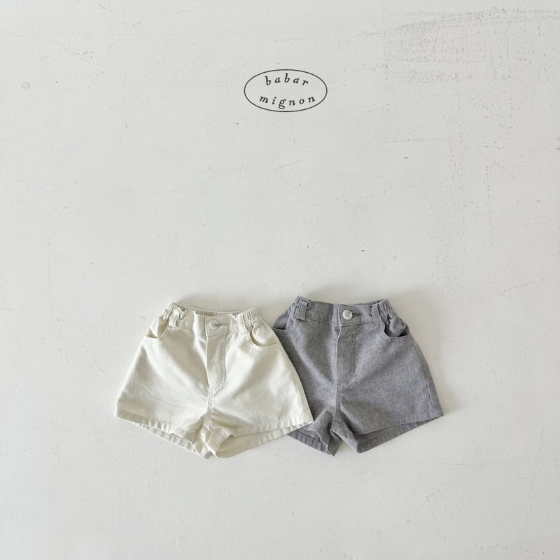 Babar Mignon - Korean Children Fashion - #fashionkids - Drago Short Pants