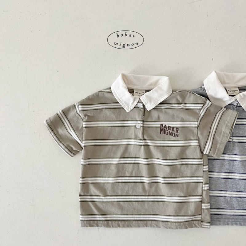 Babar Mignon - Korean Children Fashion - #littlefashionista - Multi Collar Tee - 3