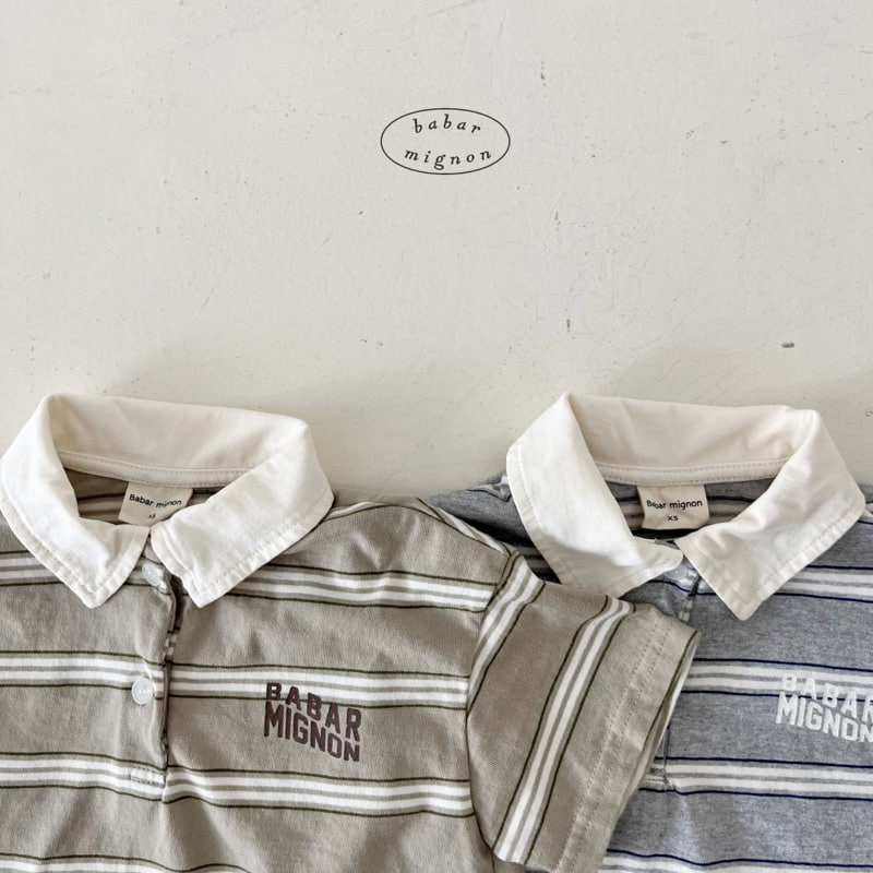 Babar Mignon - Korean Children Fashion - #littlefashionista - Multi Collar Tee - 4