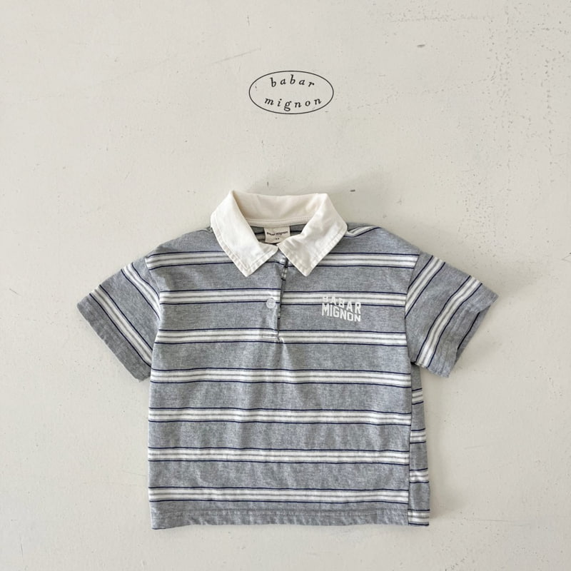 Babar Mignon - Korean Children Fashion - #prettylittlegirls - Multi Collar Tee - 6