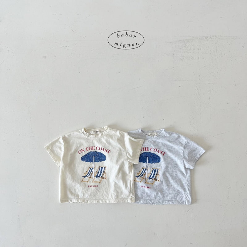 Babar Mignon - Korean Children Fashion - #stylishchildhood - Sunny Short Sleeve Tee