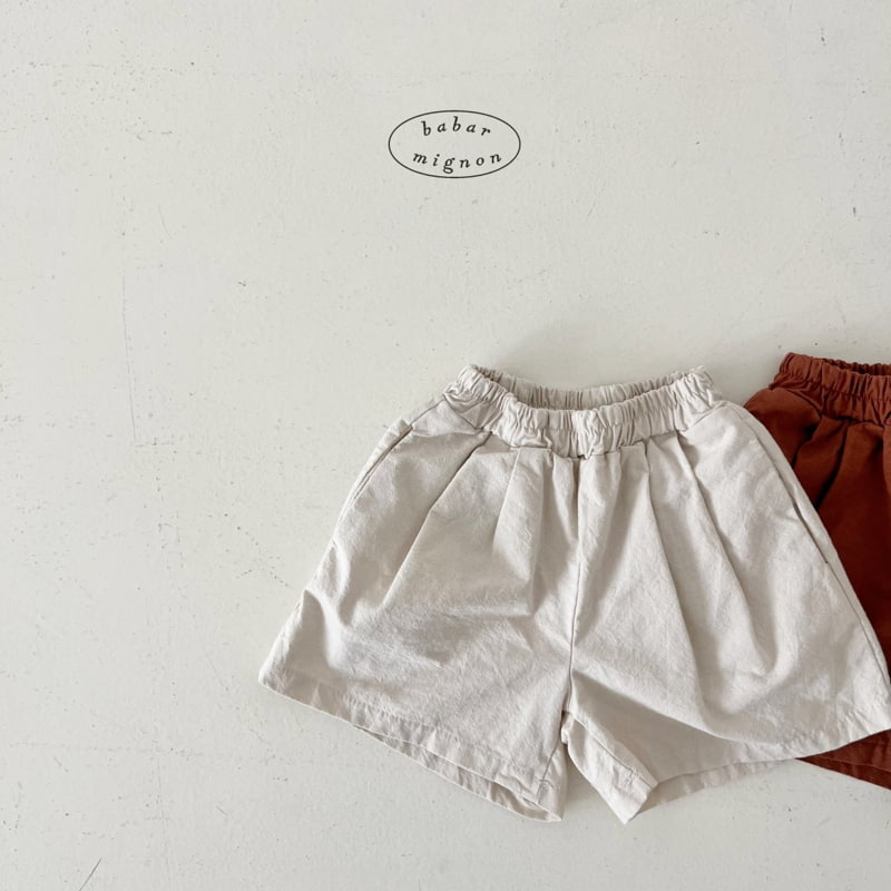 Babar Mignon - Korean Children Fashion - #todddlerfashion - Butter Shorts - 3