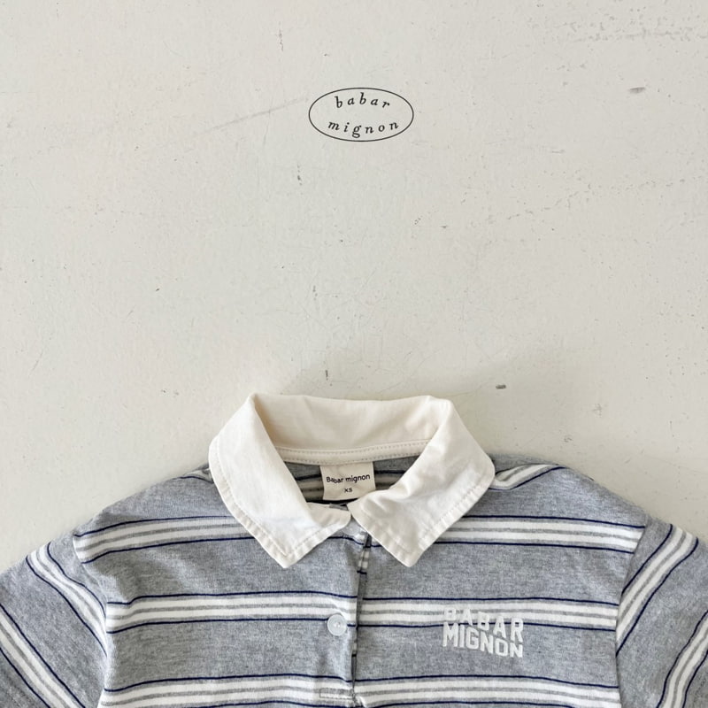 Babar Mignon - Korean Children Fashion - #toddlerclothing - Multi Collar Tee - 8
