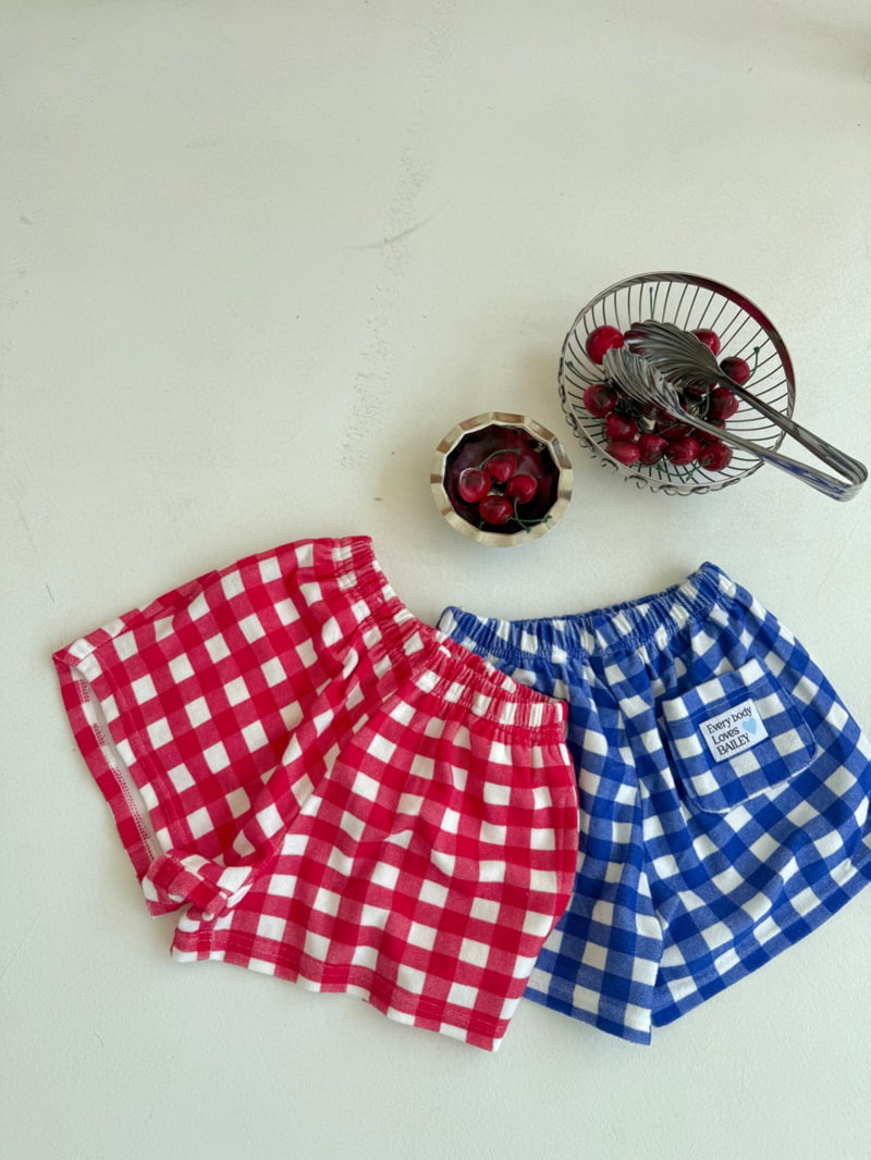 Bailey - Korean Children Fashion - #Kfashion4kids - Check Pop Pants - 12