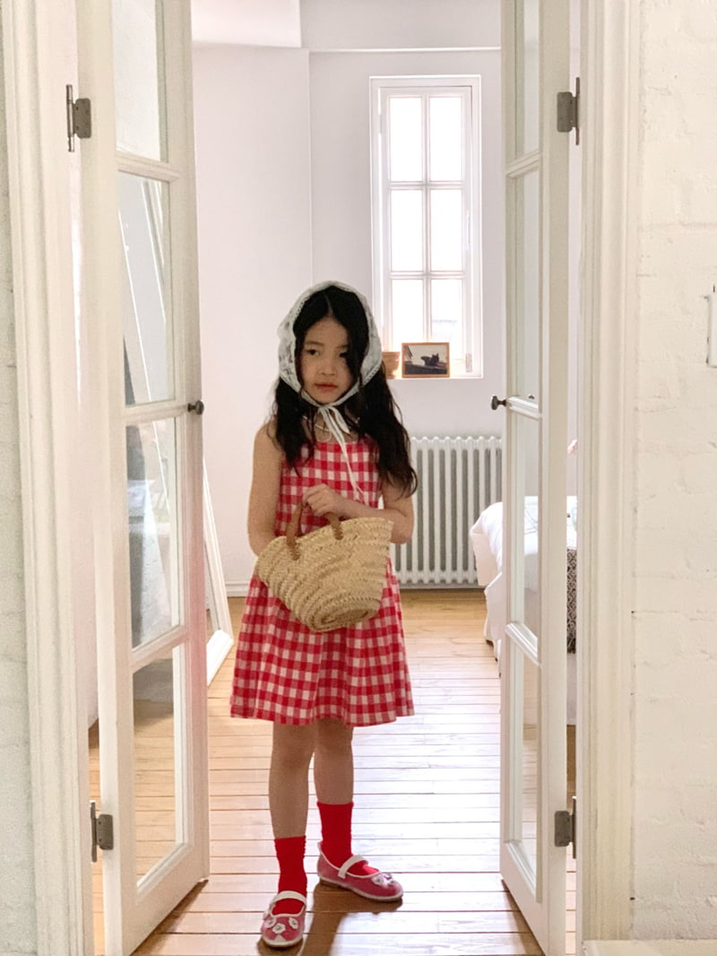 Bailey - Korean Children Fashion - #childofig - Sorbet Check One-Piece - 8