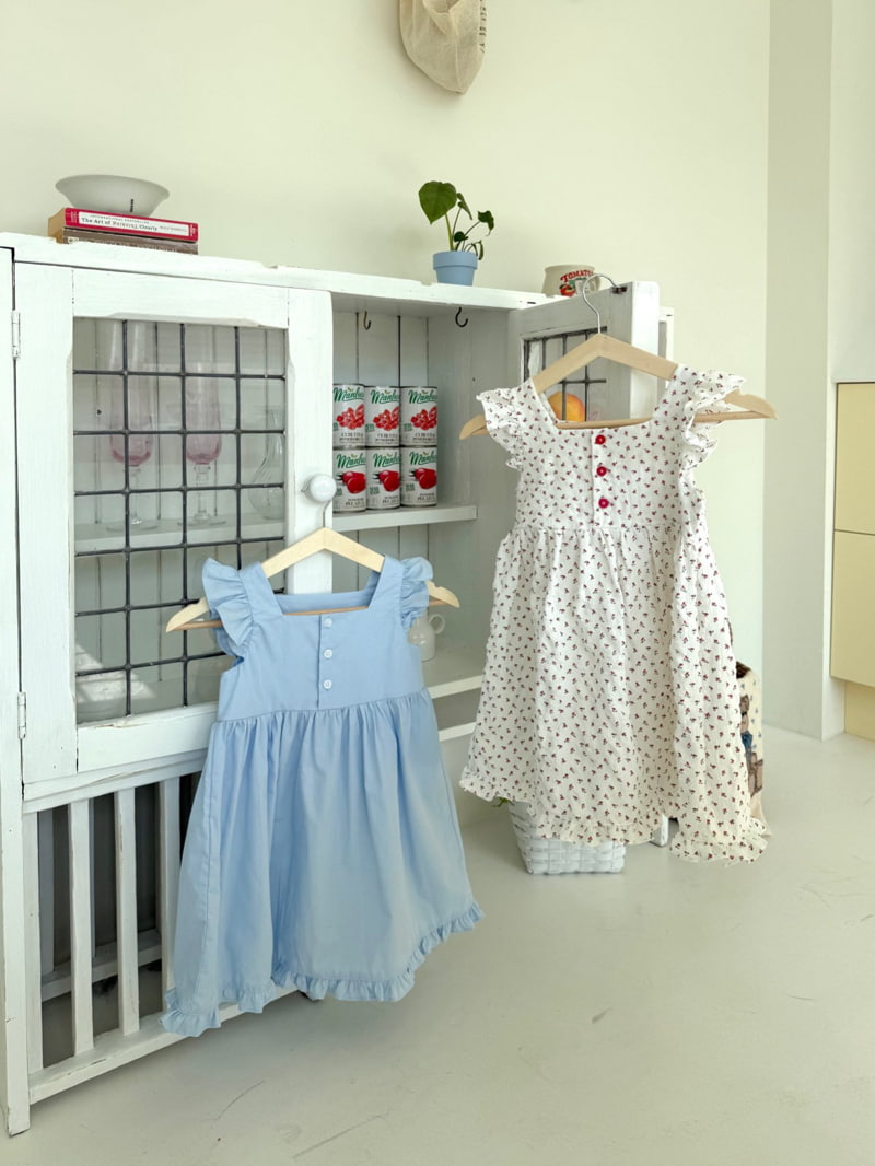 Bailey - Korean Children Fashion - #childofig - Flower Melody Frill One-Piece - 10