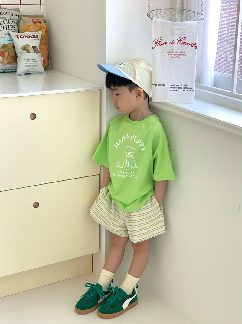 Bailey - Korean Children Fashion - #childofig - Puppy Short Sleeve Tee - 3