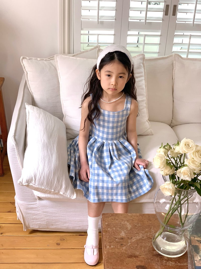 Bailey - Korean Children Fashion - #childrensboutique - Sorbet Check One-Piece - 9