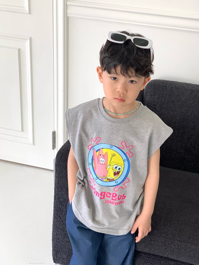Bailey - Korean Children Fashion - #childrensboutique - Sponge Box Fit Tee - 8