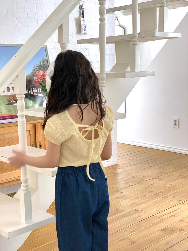 Bailey - Korean Children Fashion - #childrensboutique - Bubble Short Sleeve Tee
