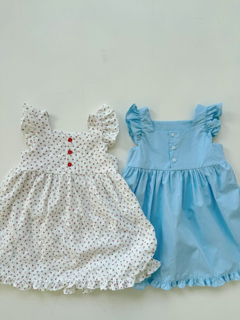 Bailey - Korean Children Fashion - #designkidswear - Flower Melody Frill One-Piece - 12