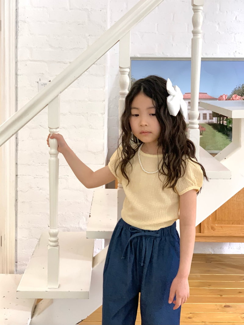 Bailey - Korean Children Fashion - #discoveringself - Bubble Short Sleeve Tee - 3