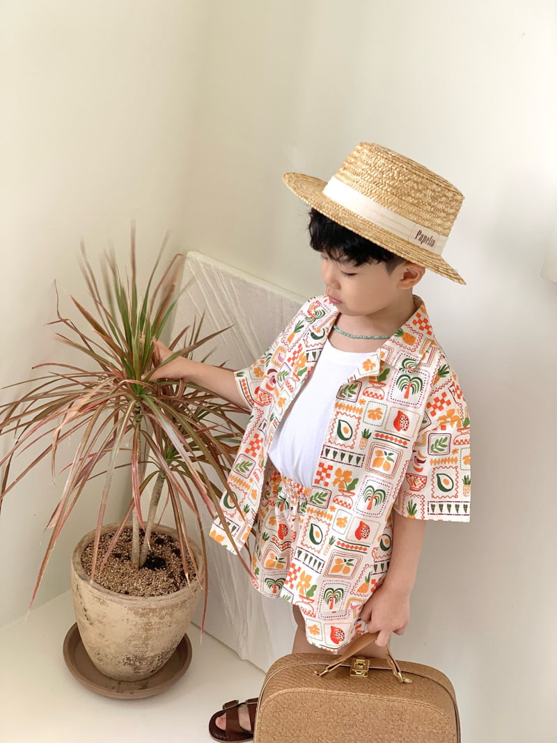 Bailey - Korean Children Fashion - #fashionkids - Vacation Shirt