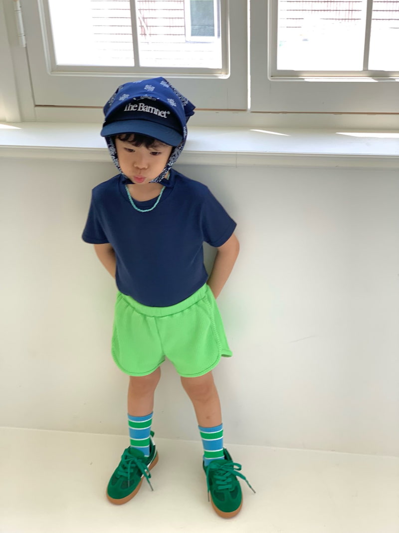 Bailey - Korean Children Fashion - #kidsshorts - Waffle Round Pants - 3