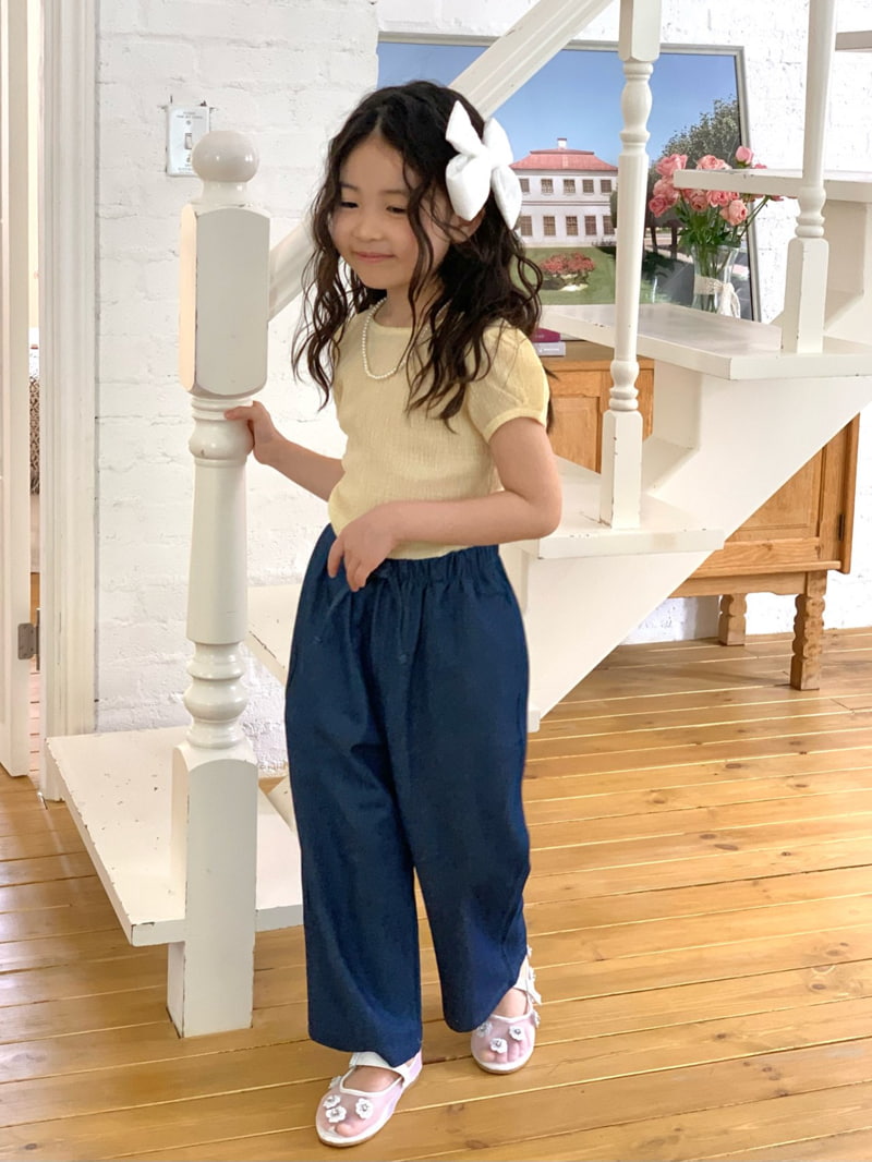 Bailey - Korean Children Fashion - #kidsstore - Bubble Short Sleeve Tee - 6