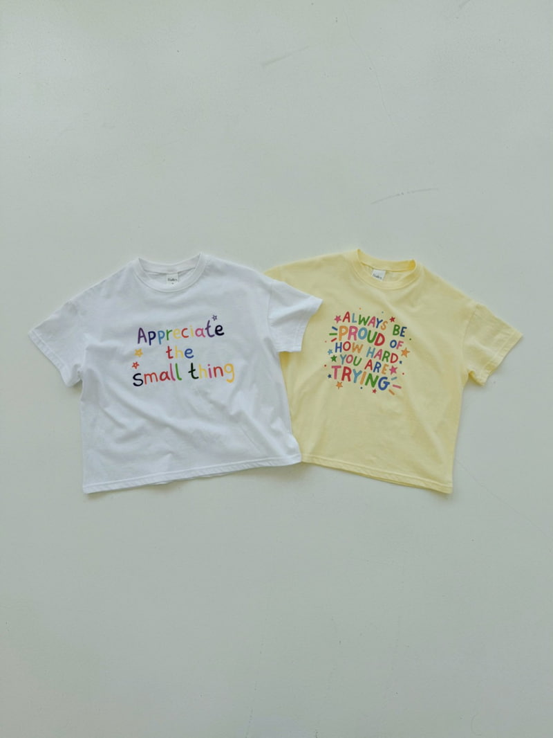 Bailey - Korean Children Fashion - #kidsstore - Jelly Lettering Tee - 12