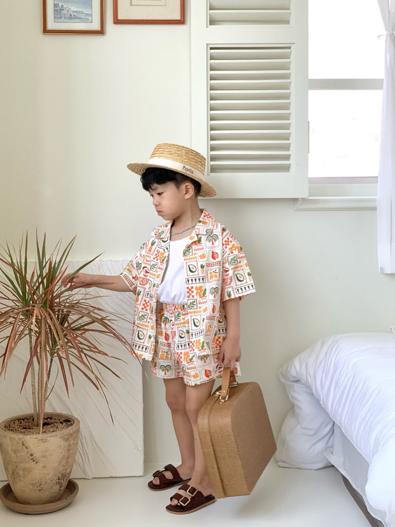Bailey - Korean Children Fashion - #kidsstore - Vacation Shirt - 3