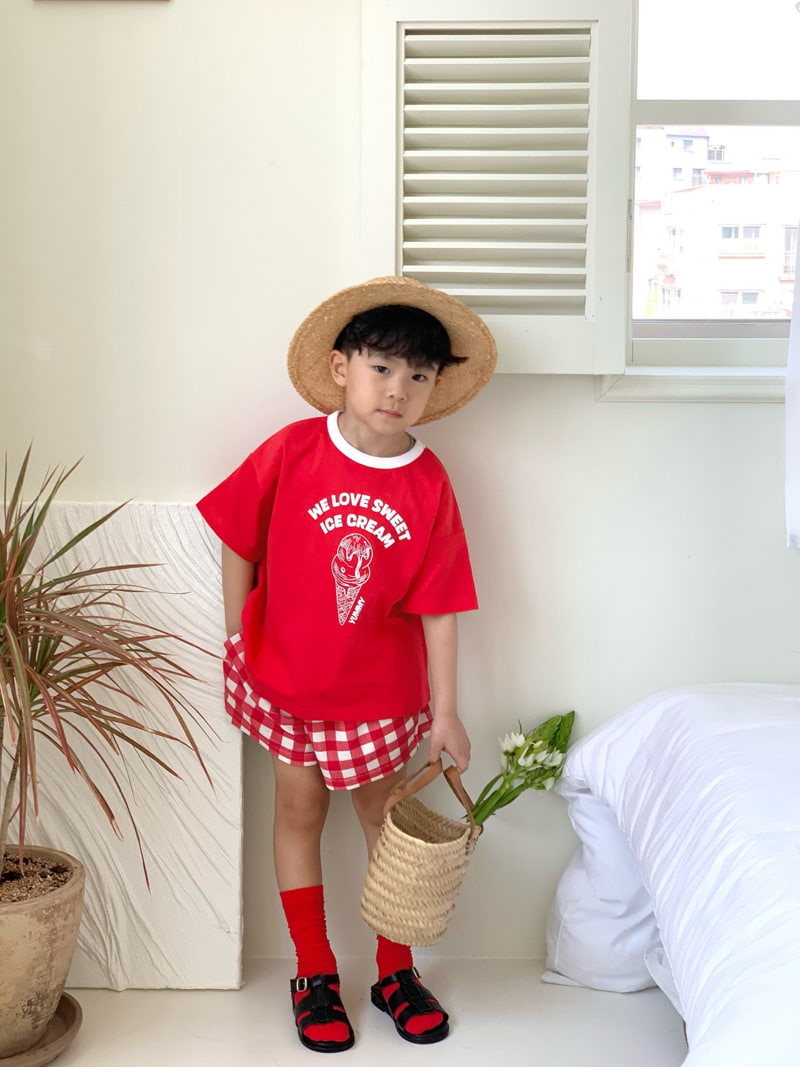 Bailey - Korean Children Fashion - #kidzfashiontrend - Ice Cream Short Sleeve Tee - 5