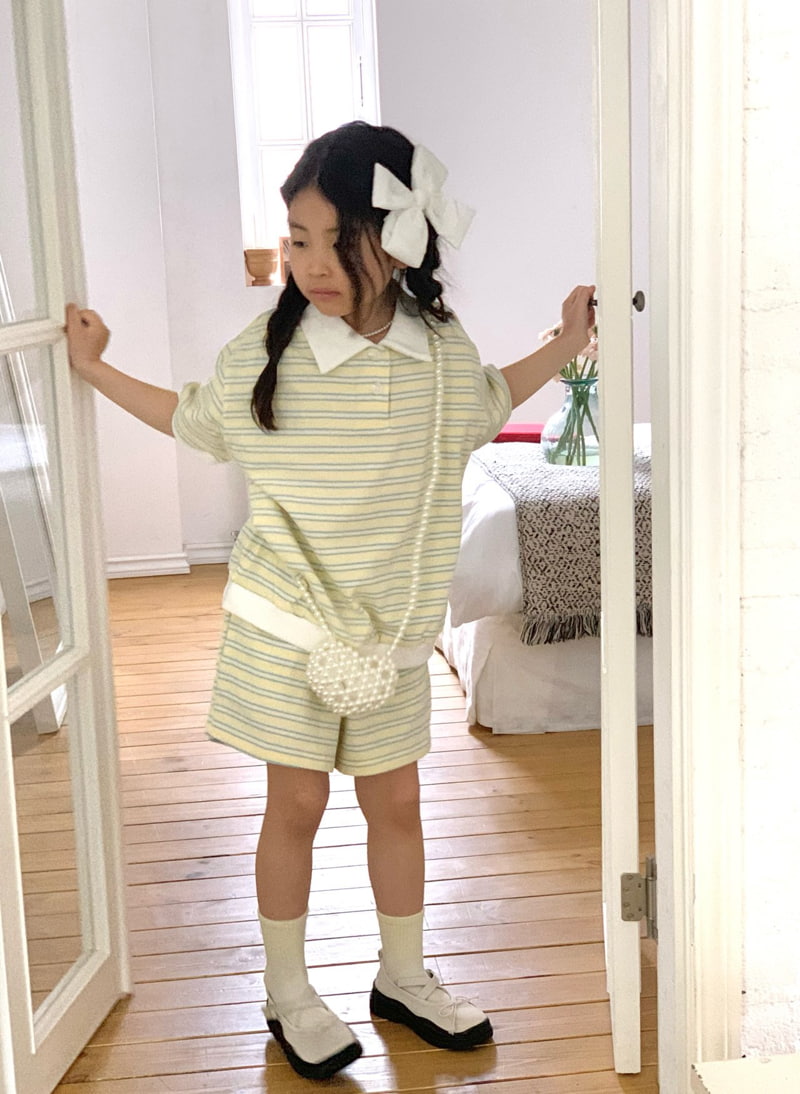 Bailey - Korean Children Fashion - #kidzfashiontrend - Winnie Stripe Pants - 7
