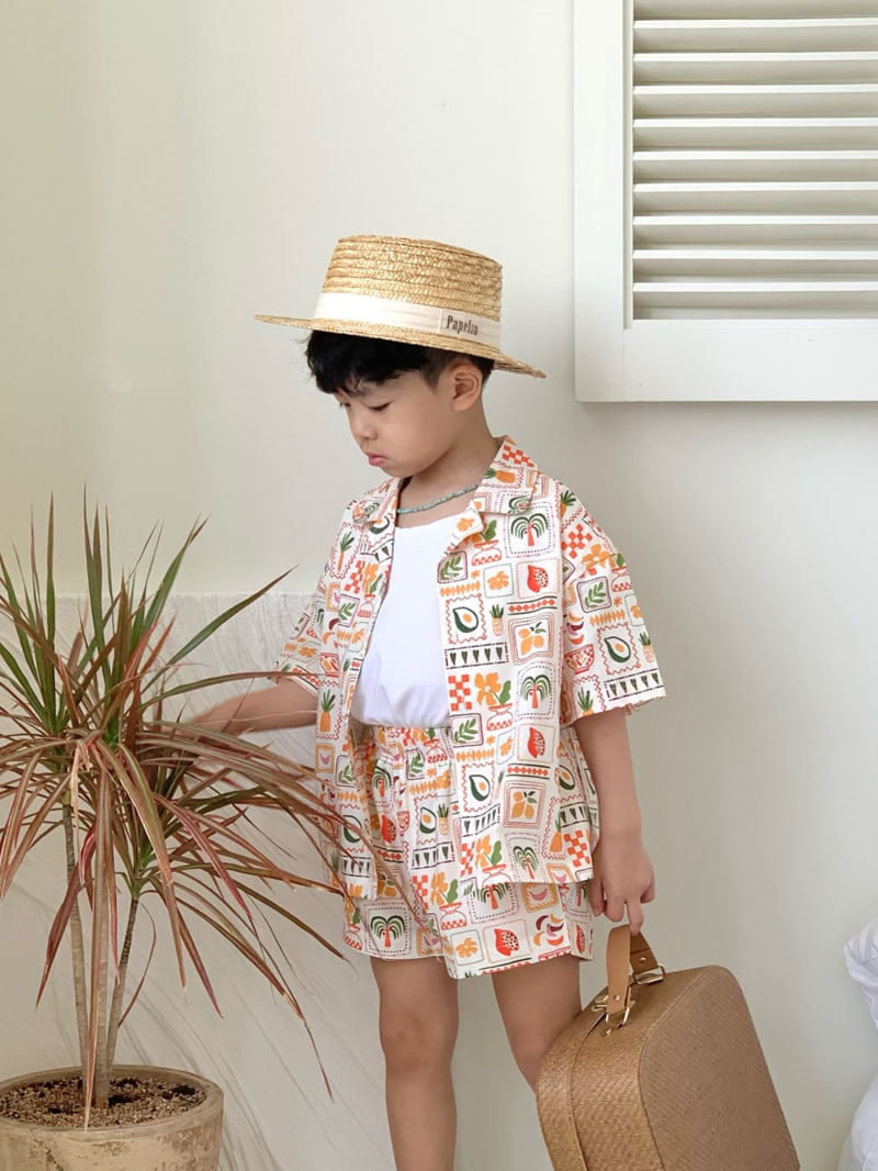 Bailey - Korean Children Fashion - #kidsstore - Vacation Shirt - 4