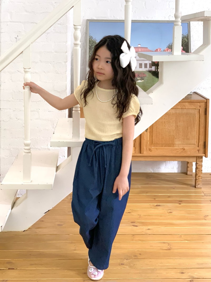 Bailey - Korean Children Fashion - #littlefashionista - Bubble Short Sleeve Tee - 9