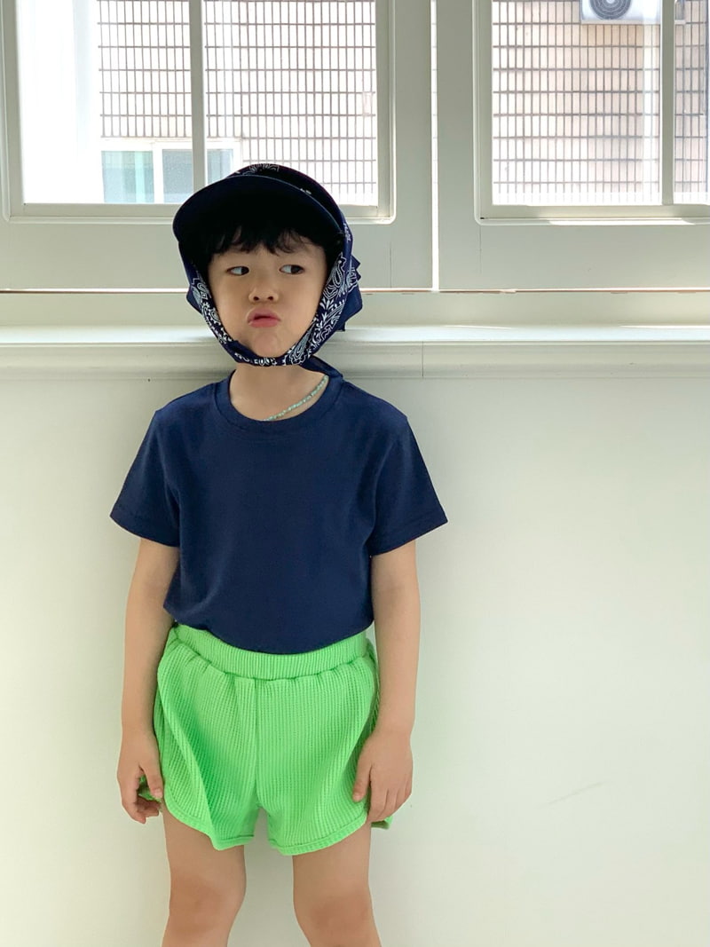 Bailey - Korean Children Fashion - #littlefashionista - Modal Simple Short Sleeve Tee - 6