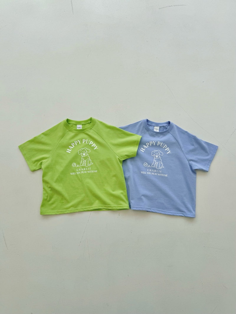 Bailey - Korean Children Fashion - #littlefashionista - Puppy Short Sleeve Tee - 12