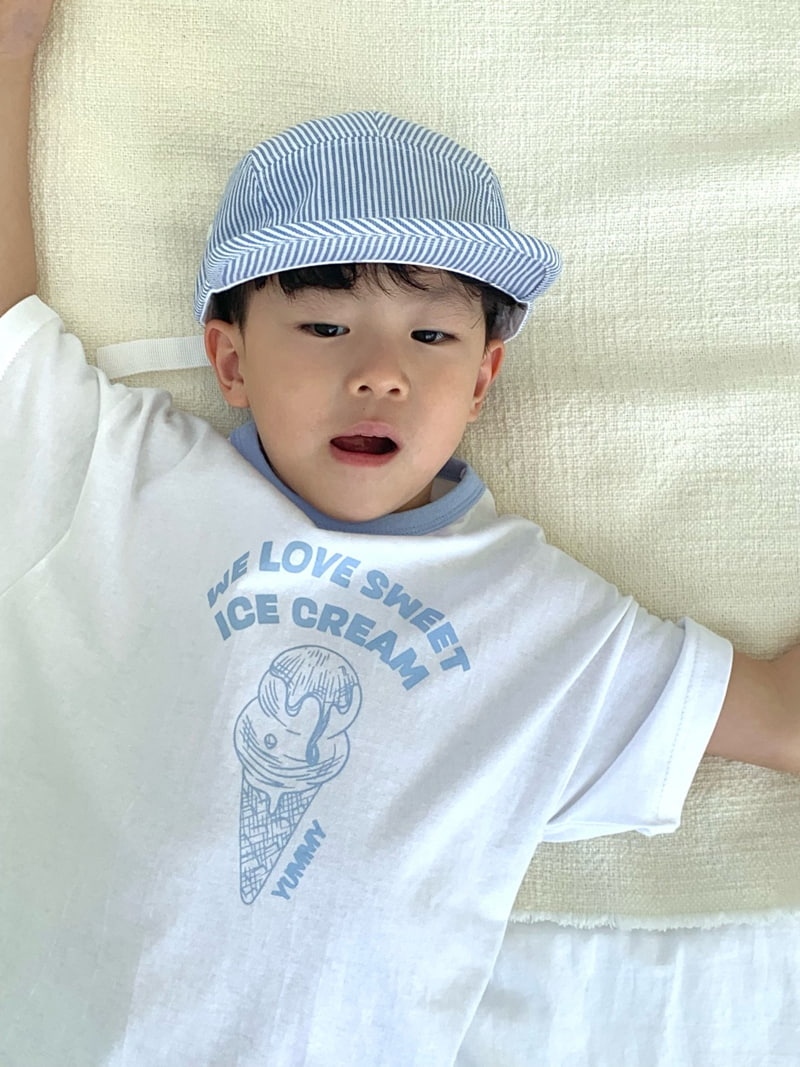 Bailey - Korean Children Fashion - #magicofchildhood - Ice Cream Short Sleeve Tee - 8