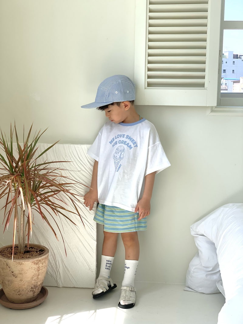 Bailey - Korean Children Fashion - #minifashionista - Ice Cream Short Sleeve Tee - 9