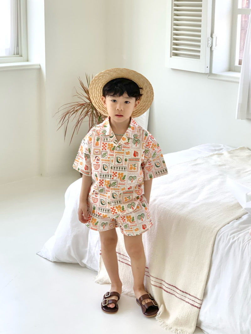 Bailey - Korean Children Fashion - #minifashionista - Vacation Shirt - 8