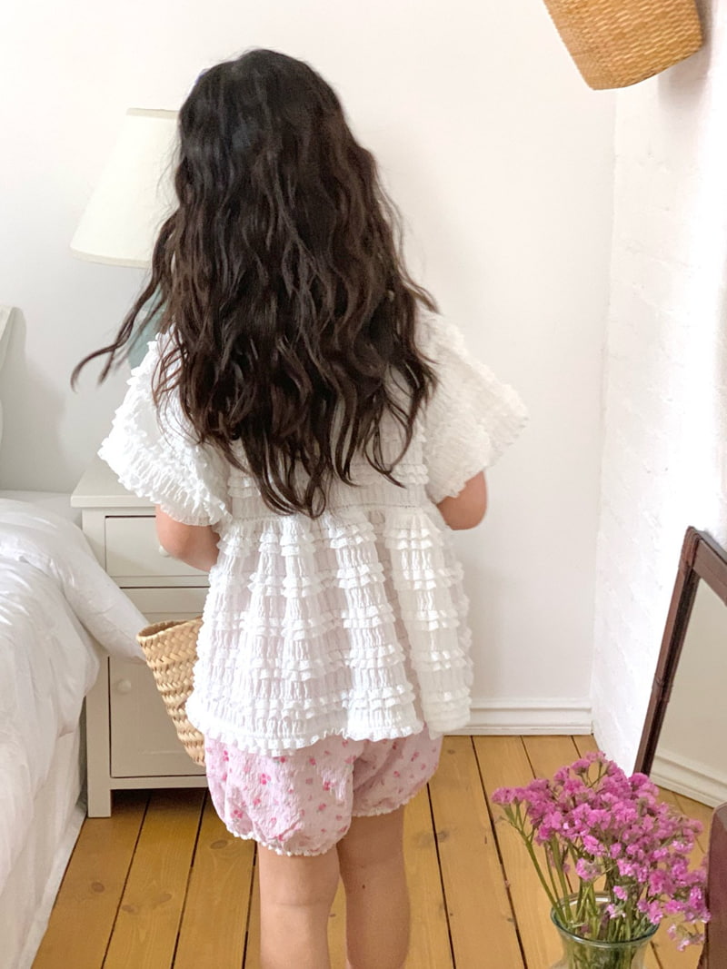 Bailey - Korean Children Fashion - #prettylittlegirls - Lovely Short Sleeve Blouse - 5