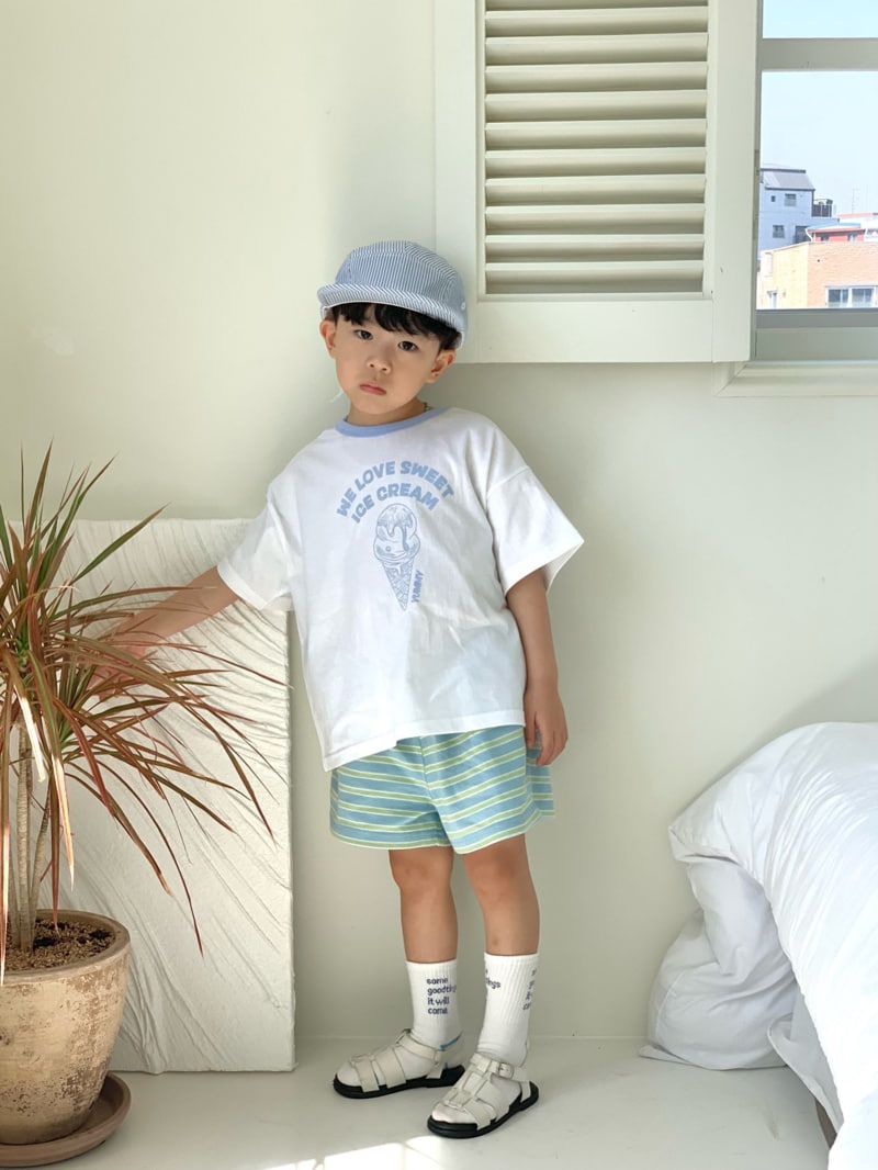 Bailey - Korean Children Fashion - #prettylittlegirls - Ice Cream Short Sleeve Tee - 10