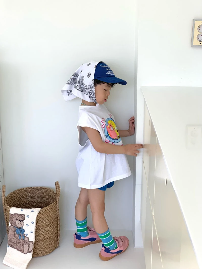 Bailey - Korean Children Fashion - #toddlerclothing - Sponge Box Fit Tee - 5