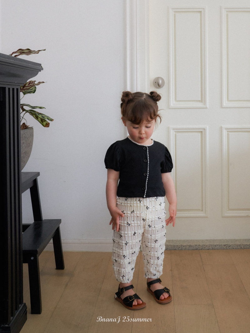 Banana J - Korean Children Fashion - #Kfashion4kids - Frill Sausage Pants - 11