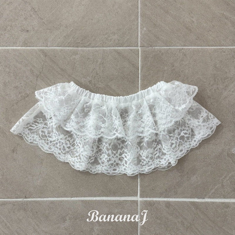 Banana J - Korean Children Fashion - #childofig - Lace Mimi Skirt