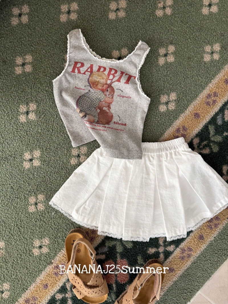 Banana J - Korean Children Fashion - #childofig - Rabbit Sleeveless - 5