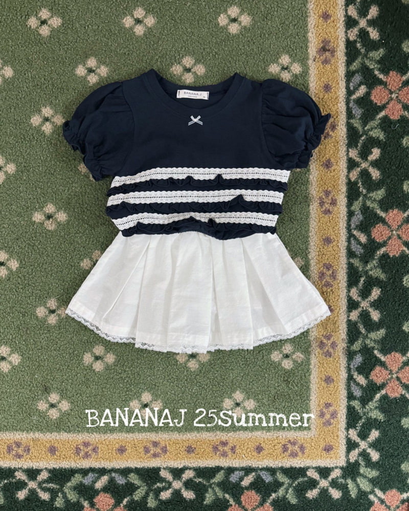 Banana J - Korean Children Fashion - #childofig - Visual Cancan Tee - 8