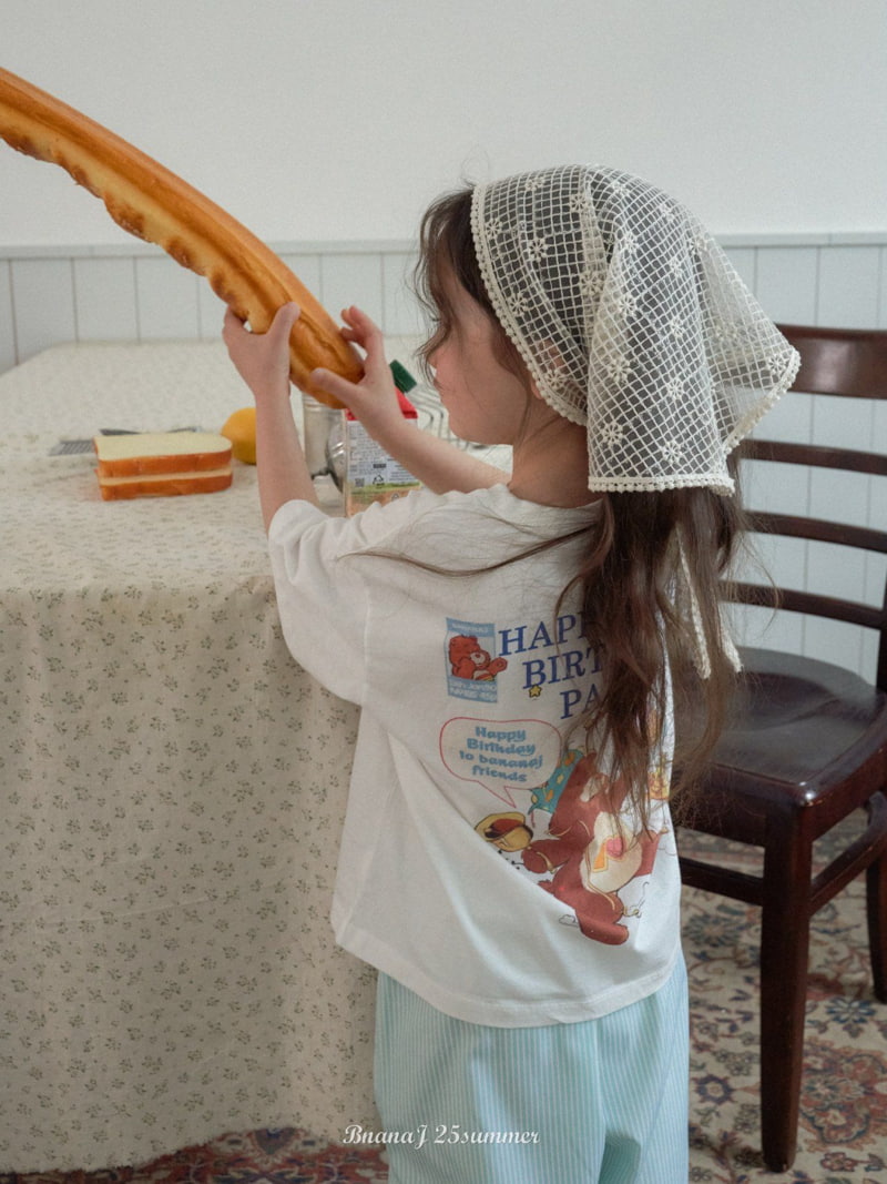 Banana J - Korean Children Fashion - #prettylittlegirls - Happy Bear Tee - 4