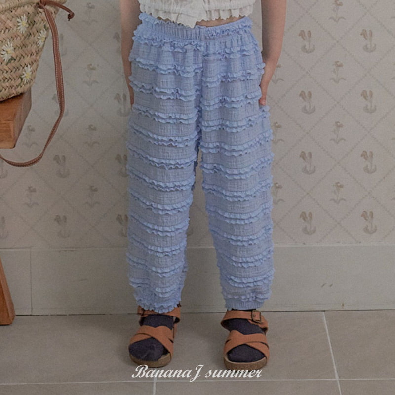 Banana J - Korean Children Fashion - #childofig - Frill Sausage Pants - 3